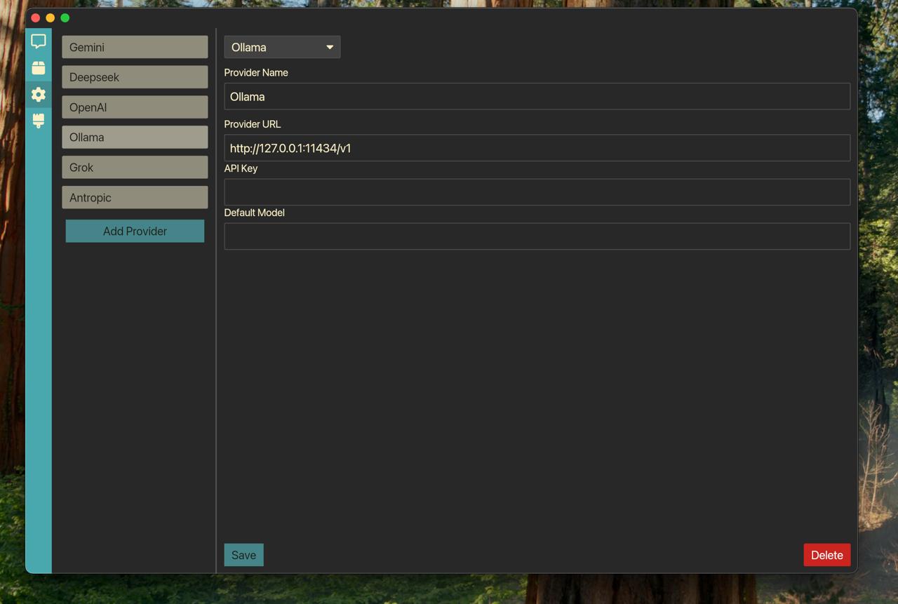 Providers Settings